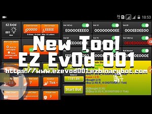 New Binary Tool Bot : EZ EvOd 001 - ezevod001.ezbinarybot.com - binary.com - deriv.com