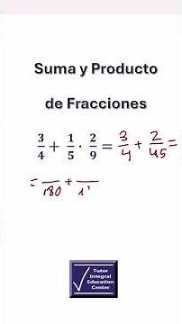 Addition and Multiplication of Fractions