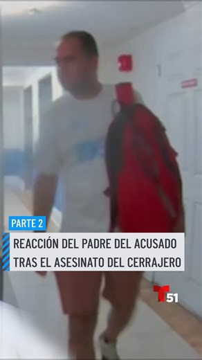 Un video permitió identificar a Luis David Lemus, de 32 años, como el sospechoso de dispararle al cerrajero mientras trabajaba en un apartamento en West Miami. En corte, Lemus compareció desde su celda, no respondió a la jueza y se acostó en su cama mientras la audiencia continuaba. Más sobre el crimen: https://trib.al/fCxWaK0 #crimen #cerrajero #westmiami #florida | Telemundo 51