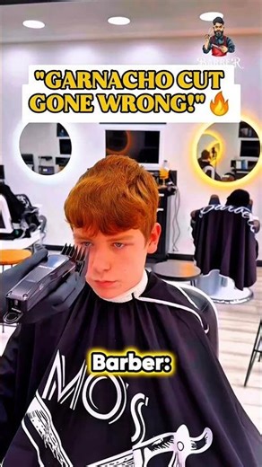 How to Fix a Bad Haircut? ✂️ Alejandro Garnacho Inspired Buzz Cut #shorts #barber #hairstyle