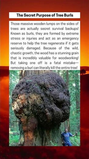 The Secret Purpose of Tree Burls