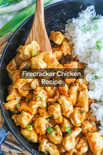 I have to double Firecracker Chicken every single time I make it! Not because I plan on leftovers… but because if I don’t, someone is guaranteed to ask why there isn’t more! Sweet, spicy, sticky, and it’s made right on the stove with zero frying and zero chaos. Just bold flavor and clean plates 🙌🏻 📩 Comment 𝐅𝚰𝐑𝐄𝐂𝐑𝐀𝐂𝐊𝐄𝐑 and I will DM you the recipe. ⭐️⭐️⭐️⭐️⭐️ “This is a new family favorite in our regular rotation. My teenage daughter loves it! This comes together pretty easy and I 