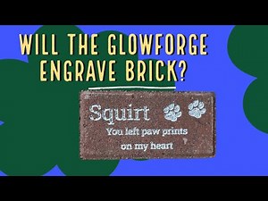 Engraving Bricks with the Glowforge