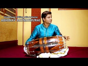 Mridangam Solo | Abhinav Ratnathurai | Carnatic Music | ARR studios