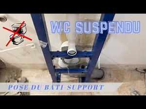 Installation bâti support pour WC suspendu - Comment remplacer ses toilettes soi-même