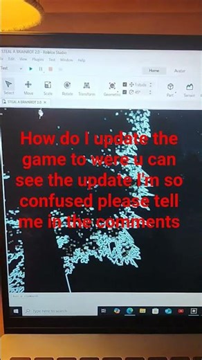 how do I update a game on Roblox studio