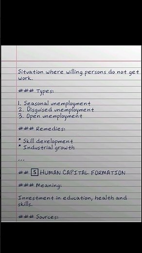 Class 12 Economics – Complete Board Notes (Macro + Indian Economic Development) | CBSE 2026**