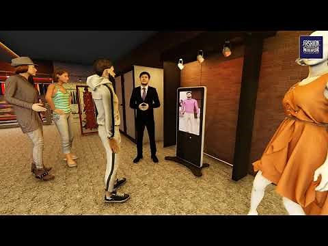 Virtual Mirror | Augmented Reality | Virtual Clothes | Smart Mirror | Fashion Mirror 3D Animation