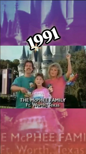 Flashback to 1991 - Walt Disney World's 20 reasons to visit commercial #disney #1990s #memories
