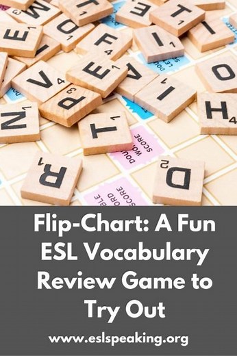 Flip Chart Guessing Game - Vocabulary Review Game