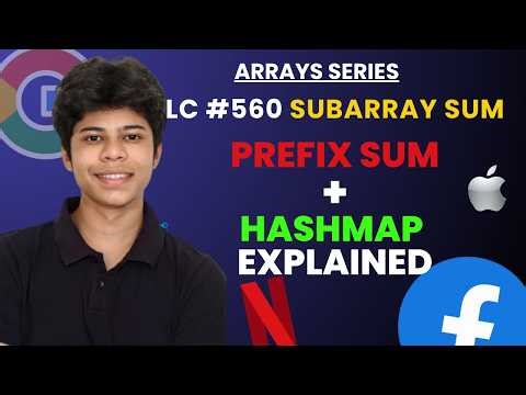 Amazon Favourite🔥|LeetCode 560 Explained Easy 🔥 | Subarray Sum Equals K | Prefix Sum + HashMap Hindi