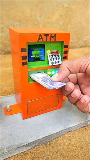 DIY Mini ATM Machine | ATM Money Refill | ATM Work | Science Project #atm #moneywithdrawal