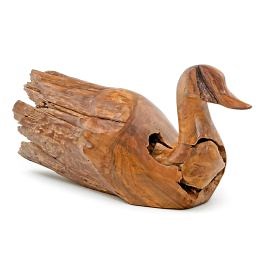 Hand-Carved Driftwood Duck