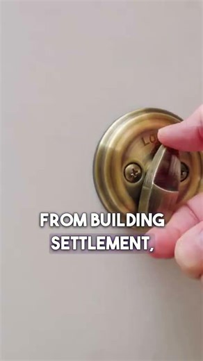 Fix Misaligned Doors with Adjustable Strike Plate! #doorlocks #doorlocksystem #doors