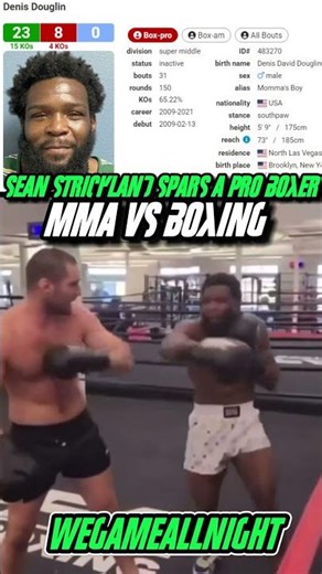 Sean Strickland EMBARRASSES Pro Boxer in Sparring MMA vs Boxing
