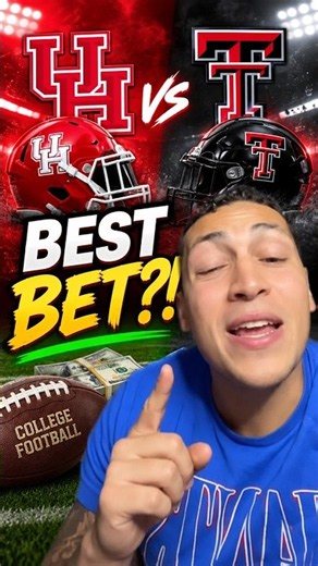 Why you need to bet this Houston vs Texas Tech play 💰👀 #cfb #sportsbetting