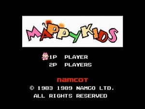 Mappy Kids (NES) Music - Stage Theme 01