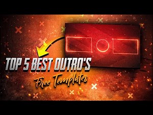 Top 5 Outro Template Free Download + No Copyright | Best Youtube Video Endscreen | Free To Use Outro