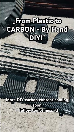 From Plastic to Real Carbon Fiber – DIY By Hand!“