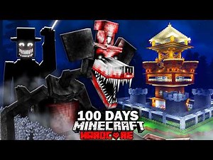 Surviving Minecraft's SCARIEST Horror Mods for 100 DAYS in Hardcore #4