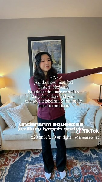 Ok but the old Asian people at the parks knew what was up 👀 This is medicine in motion— these time-tested exercises with some modern modifications have been practiced as a part of traditional Eastern medicine for centuries to: ✨ activate lymphatic flow circulation ✨ awaken the fascia & digestion ✨ boost your metabolism & immunity ✨ kickstart your energy (without coffee!!), and ✨ calm your nervous system & fight-or-flight response Try this every morning for a week and start to feel the differenc