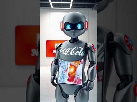 코카콜라 광고 찍은 인공지능 휴머노이드 로봇! Coca-Cola Commercial Starring an AI Humanoid Robot!