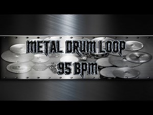 Modern Metal Drum Loop 95 BPM (HQ,HD)