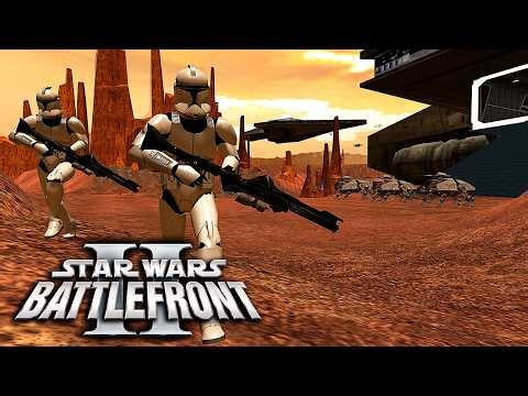 Star Wars Battlefront 2 (2005) - Geonosis Red Plains - Republic Side - NEW MAP Mod