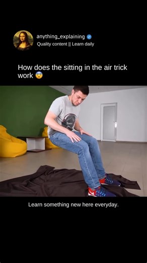 Wealth | Business | Finance on Instagram: "The “sitting in the air” trick works by using a hidden metal seat connected to a strong frame inside the staff. The frame runs through the staff into a heavy base on the ground, while the performer’s loose clothes hide the seat and structure, making it look like they are floating. . . ."