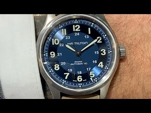 42mm Hamilton Khaki Field Titanium w/ Blue Dial
