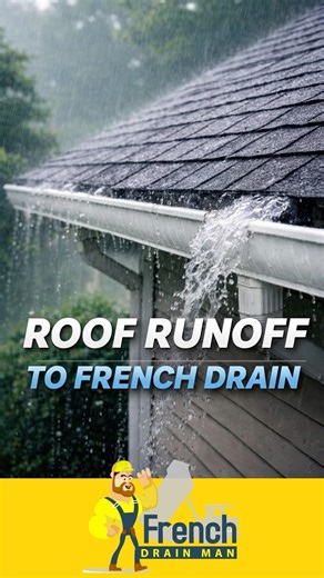 How Do You Tie a Downspout Into a French Drain?