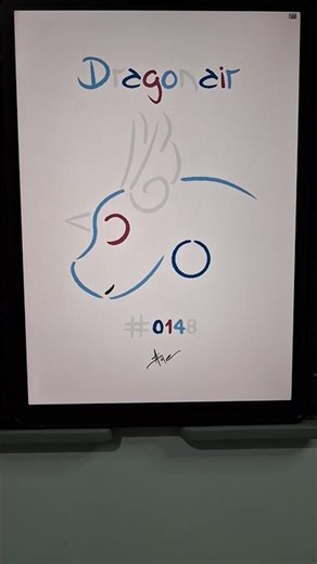 Dragonair simple art #pokemon #draw #shorts