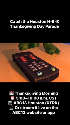  Thanksgiving Morning ⏰ 9:00–10:00 a.m. CST  ABC13 Houston (KTRK)  Or stream it live on the ABC13 website or app | Janis Johns | Facebook