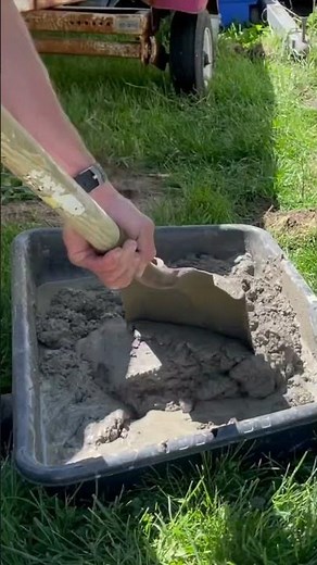 How to Pour a Small Concrete Pad #diy #construction