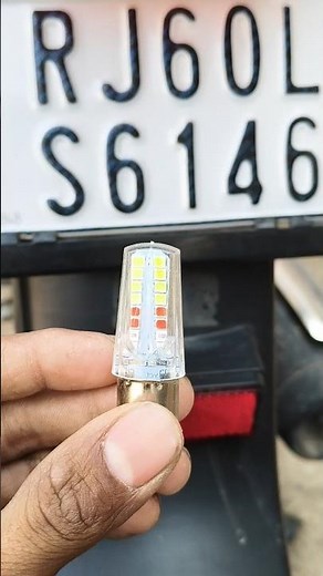 Splendor back light multi colour bulb install #viralshort #viralvideo #bikemodifid