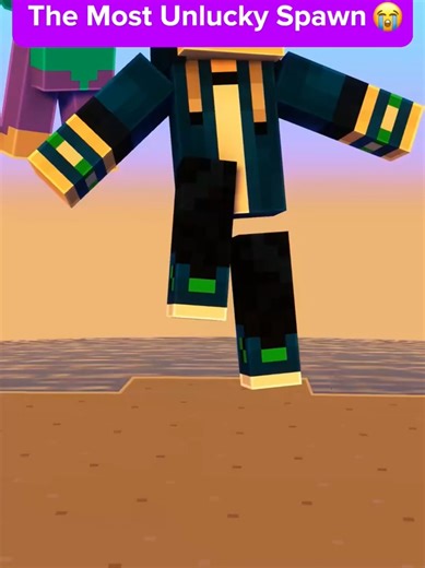 The Worst Minecraft Spawn #minecraft #minecraftmemes