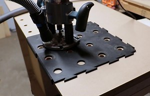 Modular MFT Router Jig – Fast 96mm Hole Drilling System – Includes Aluminum Guide Bushing - Etsy