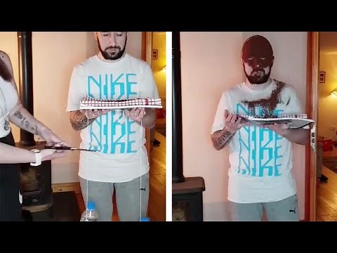 Wife Pranks Husband With Hilarious "Strength Challenge"