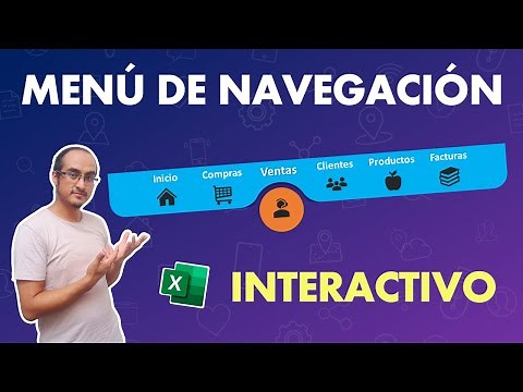 Como crear menú de navegación interactivo en Excel (Sin Macros)