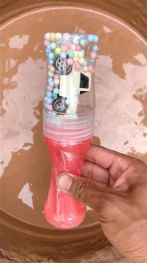 Cleaning a slime Crystal Mud ASMR Sastisfying Mud