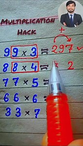 1M views · 6.4K reactions | Multiplication Hack  | Easy Trick to Solve in Seconds! #UnstoapableStudy #unstoapablestudy #multiplicationhack #QuickMath #QuickMathTips #fblifestyle #multiplicationtrick #multiplicationtricks | Unstoapablestudy0111 | Facebook