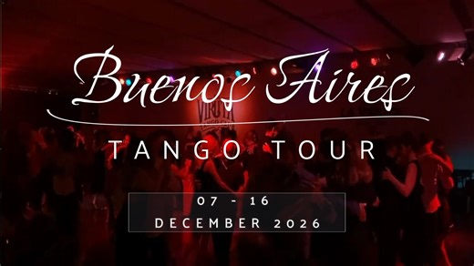 El Encuentro Tango (Julian Castro) on Instagram: "✨ BUENOS AIRES TANGO TOUR 2026 ✨ 📅 December 7 – 16, 2026 | 9 nights / 10 days Finally...the new dates are out! Join us... 💃 Let us guide you into the journey of a lifetime: travelling to Argentina and learning Argentine Tango in Buenos Aires in December 2026! Full info: https://www.tangosverige.com/buenos-aires-tango-tour.html ✅ Tango lessons with world-renowned teachers and living tango legends: a unique opportunity to learn from the very best