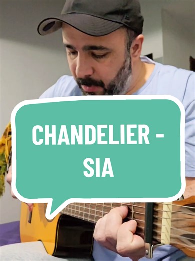 One, two, three, one, two, three, drink #chandelier #sia #parati #guitarra #cover