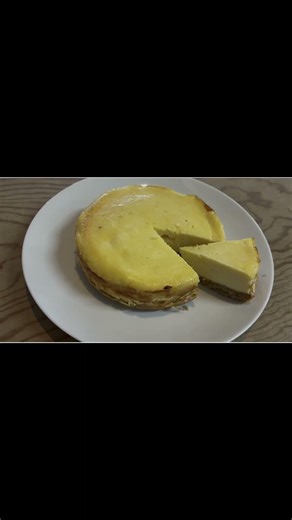 型不要で混ぜるだけのベイクドチーズケーキの作り方 How to Make Baked Cheesecake Without a Mold, Just by Mixing