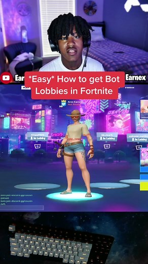 How to get bot lobbies in Fortnite #fortnite #tutorial #botlobbies #tipsandtricks #fyp