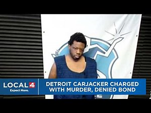 Full Arraignment: Man denied bond in deadly carjacking at Detroit gas station