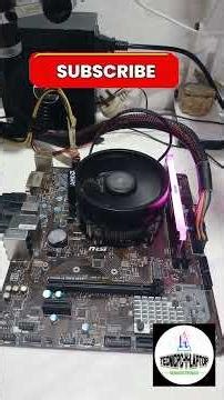 ✔️😎👉Part 1/He tried to update his BIOS and now his motherboard has stopped displaying an image (n...