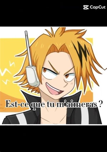 ~je t'aime~#denkikaminari#anime#mha#denki#kaminaridenki#kaminari#music#musique#songs#song#son#jiro