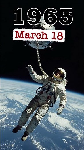 Today in History March 18, 1965 Soviet cosmonaut Alexei Leonov performs the first spacewalk