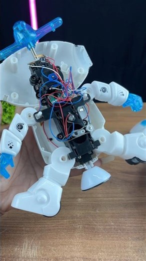 Making remote control robot #experiment #electrical #shorts ￼